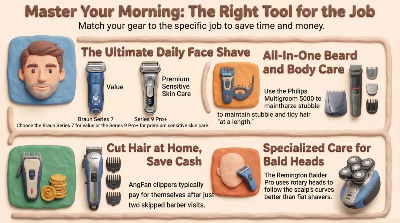 Best Electric Shavers & Grooming Tools for Dads (2026 Buyer's Guide)