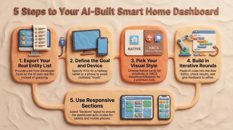 Build a Home Assistant Dashboard With AI: A Step-by-Step Guide