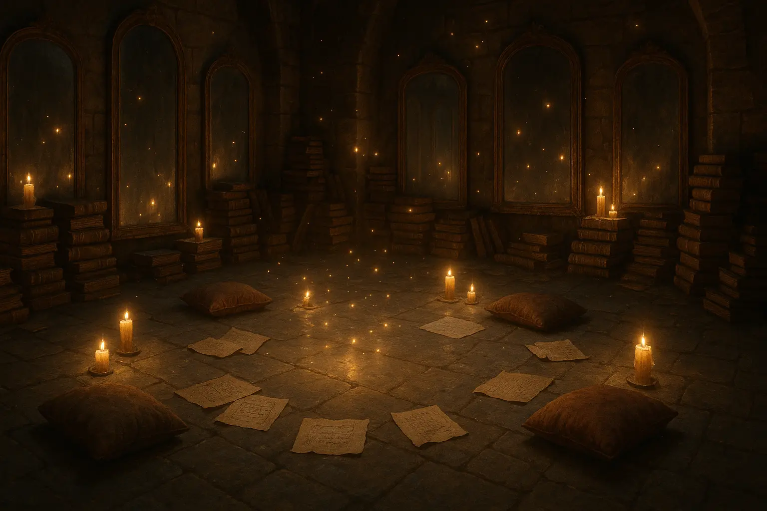 Harry Potter and the Order of the Phoenix: Rebellion Dumbledore's Army practising spells in the Room of Requirement in Order of the Phoenix (2007)