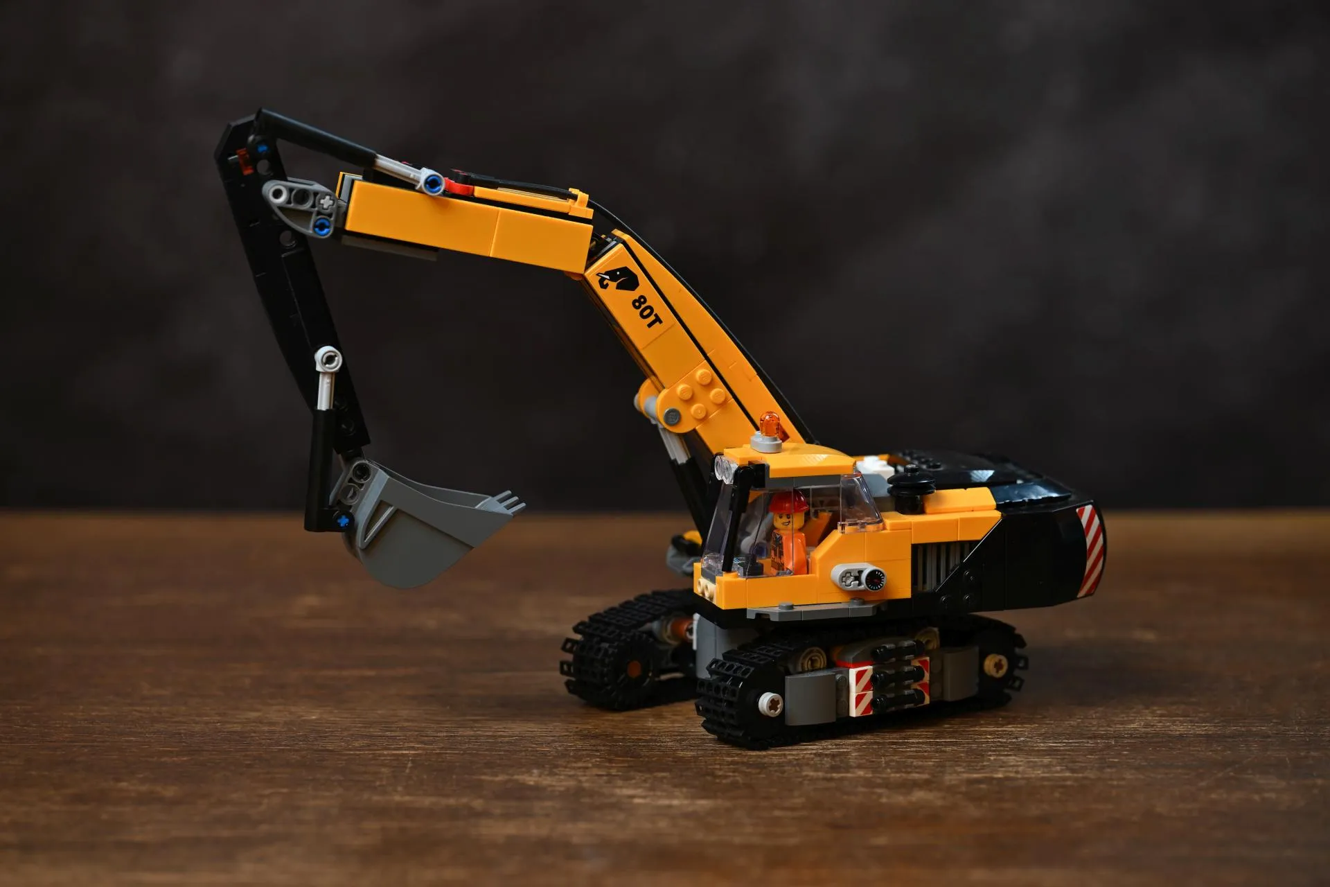 LEGO City Yellow Construction Excavator (60420): a Christmas gift that actually got played with The finished LEGO City Yellow Construction Excavator (60420), showing its tracked chassis, boom arm and rotating cab