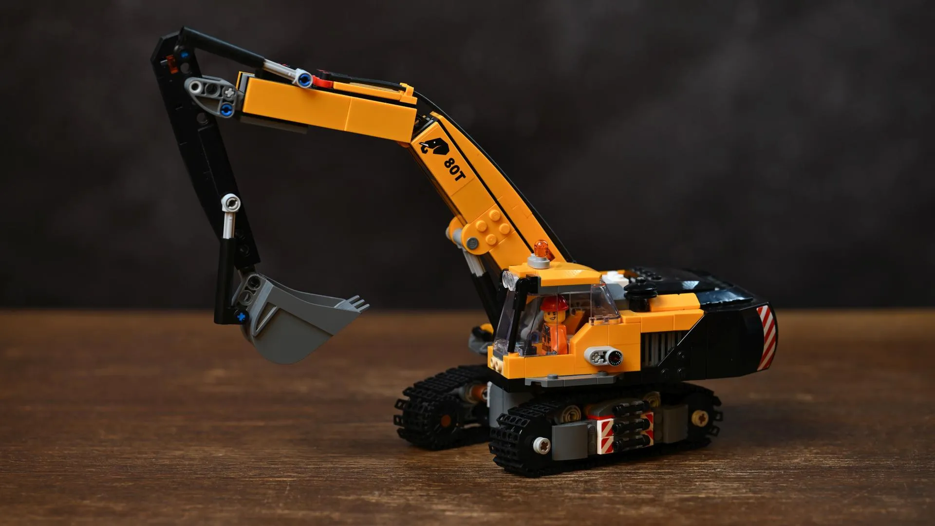LEGO City Yellow Construction Excavator (60420): a Christmas gift that actually got played with The finished LEGO City Yellow Construction Excavator (60420), showing its tracked chassis, boom arm and rotating cab