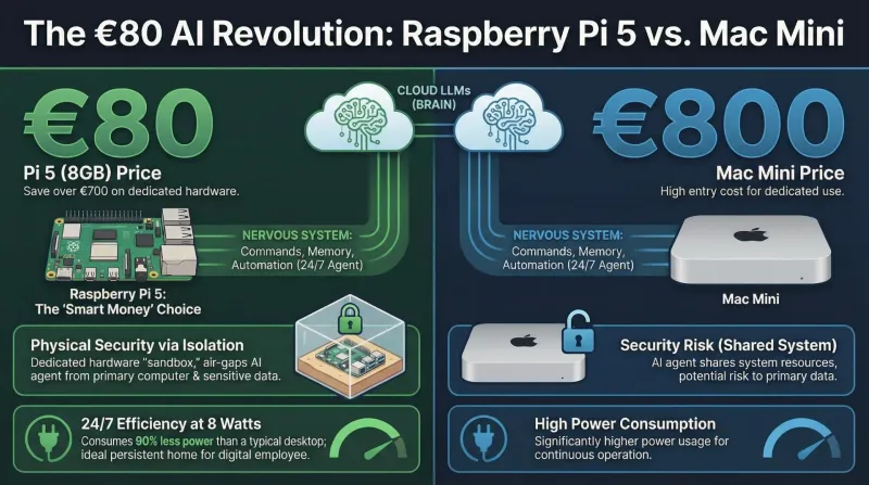 OpenClaw on Raspberry Pi 5: The Safe, Cheap $80 AI Agent