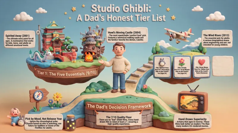 Every Studio Ghibli Movie Ranked – A Dad's Honest Tier List