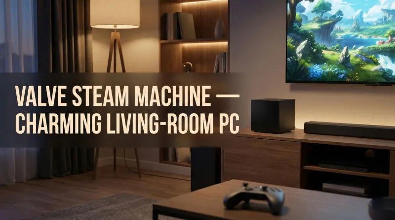 Valve’s Steam Machine — the charming living-room PC we’ve been waiting for