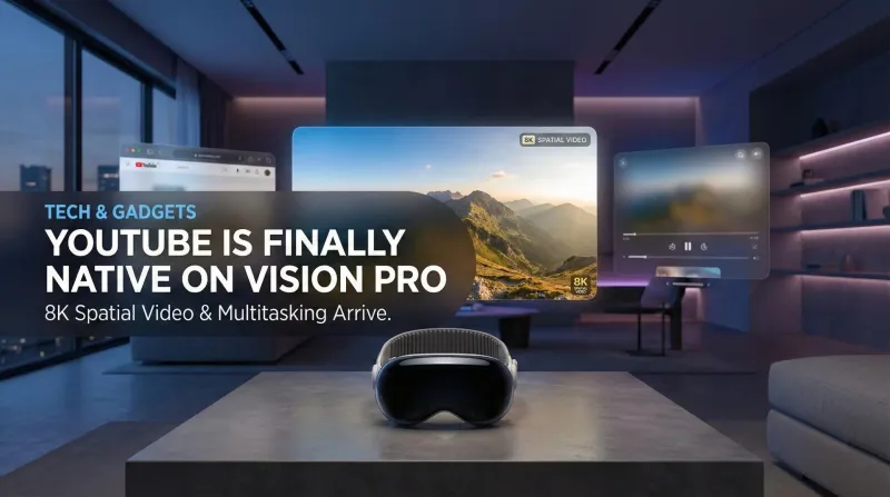 YouTube is Finally Native on Apple Vision Pro: Here is Why It Changes Everything