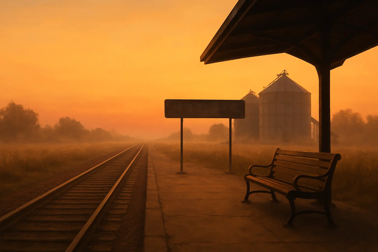 Book cover of Make Me by Lee Child showing a desolate railroad track and looming clouds