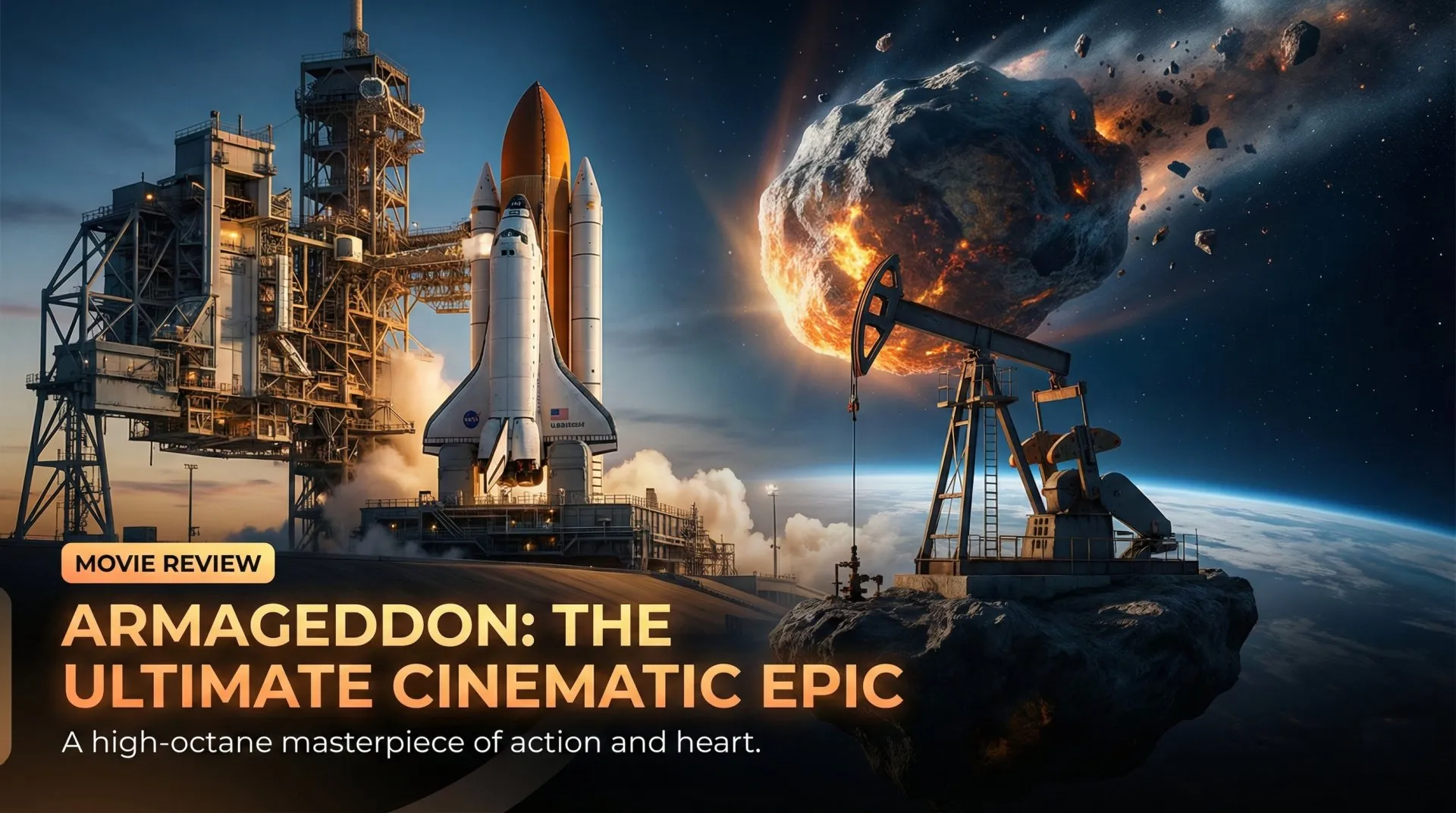 Bruce Willis as Harry Stamper in Armageddon