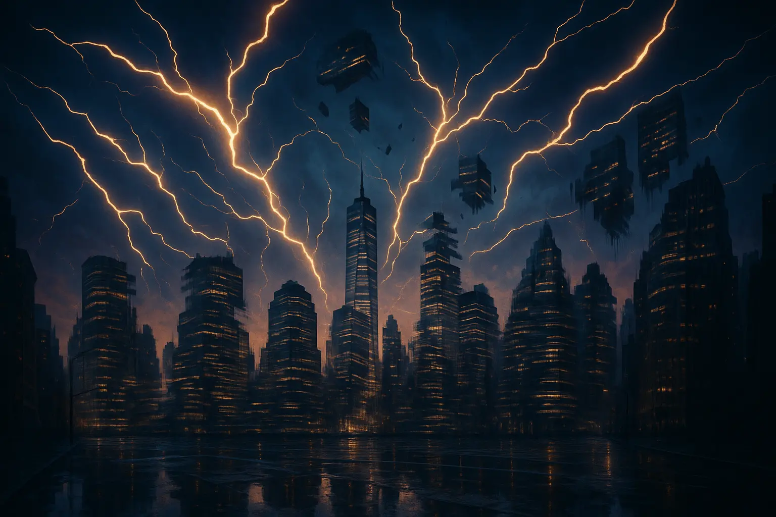 Spider-Man facing villains from different universes