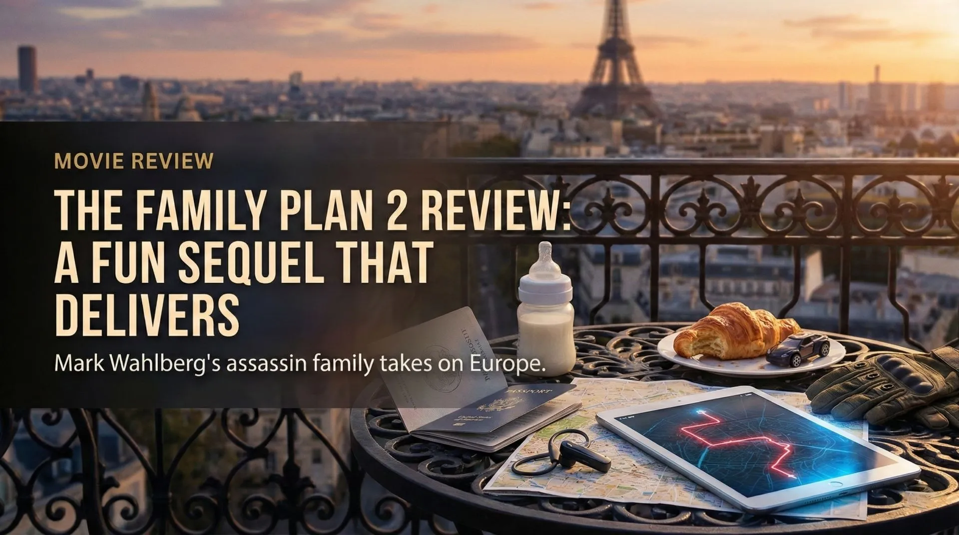 Mark Wahlberg and family in a new international setting