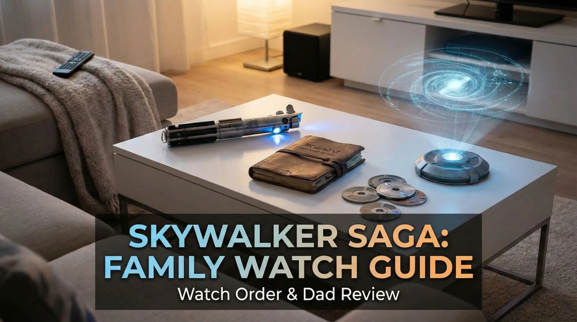 The Skywalker Saga spanning three generations of Jedi and Sith