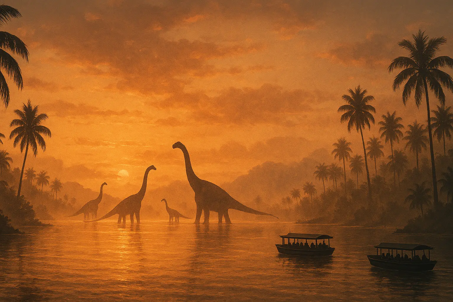Collage of dinosaur movie scenes including Jurassic Park, Camp Cretaceous, and animated dinos