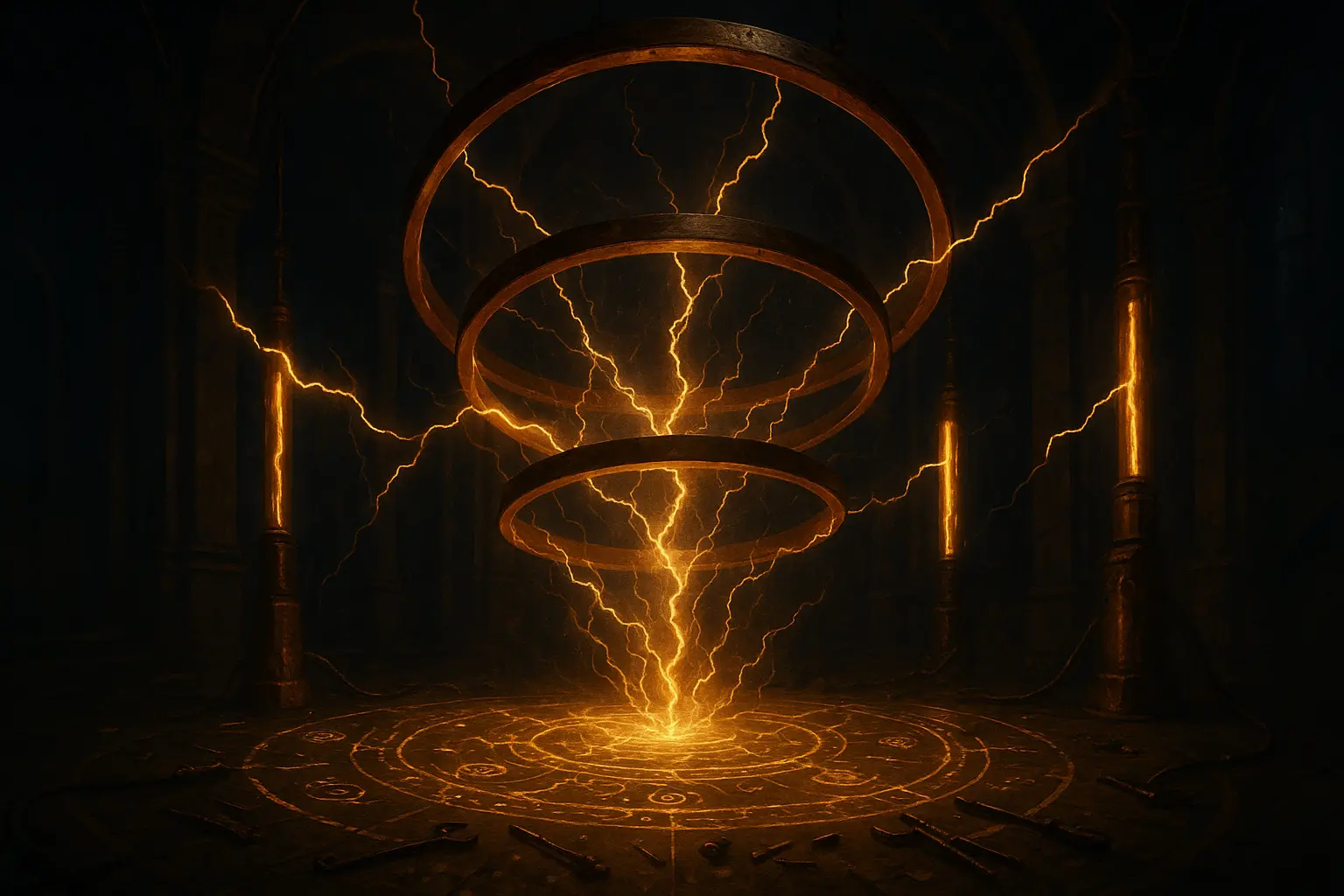 Loki standing in the TVA as time unravels